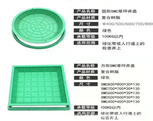 什玲镇树脂复合种植井盖展示